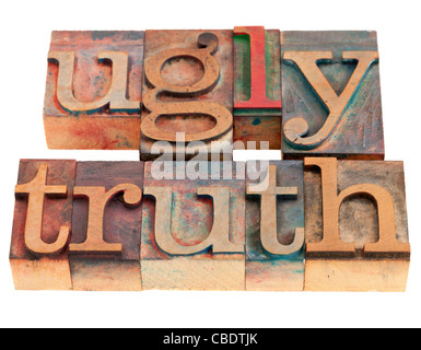 truth - isolated word in vintage letterpress wood type printing blocks ...