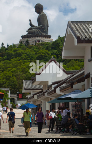 Tian Tan Buddha, Po Ling Monastery, Po Ling, Ngong Ping, Lantau, Hong Kong, China Stock Photo