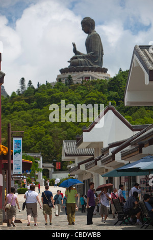 Tian Tan Buddha, Po Ling Monastery, Po Ling, Ngong Ping, Lantau, Hong Kong, China Stock Photo