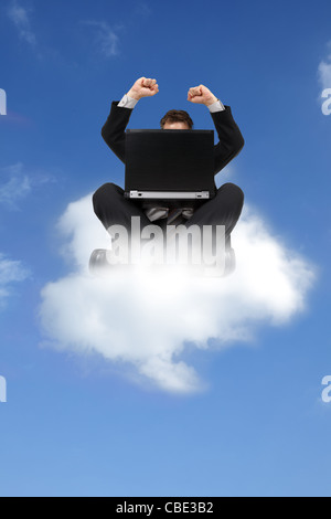 Cloud computing concept Stock Photo