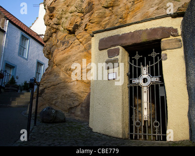 St Fillan's Cave, Pittenweem, Fife Stock Photo