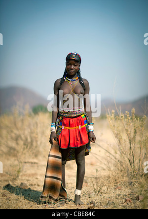 Mucawana Girl Called Fernanda, Village Of Soba, Angola Stock Photo - Alamy