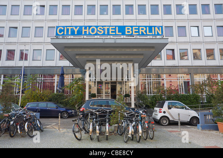 Hostel 'City Hostel Berlin', formerly a Embassy Building from North Korea Stock Photo