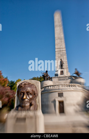 Lincoln's Tomb in Springfield, Illinois. Stock Photo
