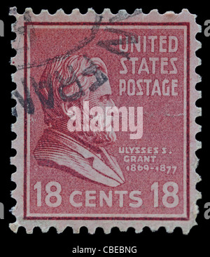 Ulysses S Grant. 18th US President 1869-1877 Stock Photo