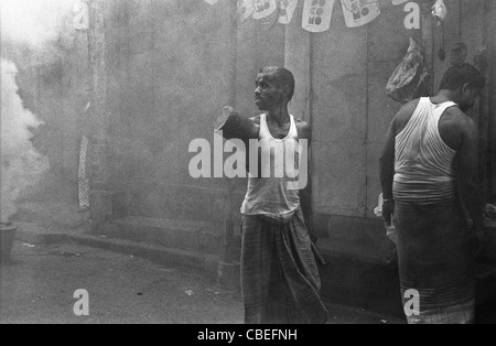 Indian portraits - North Kolkata, Teresa Mother's area, Continuation of the indian portraits, in the north area of Teresa Mothe Stock Photo