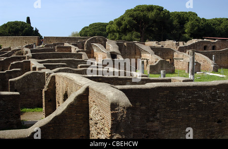 Italy. Ostia Antica. Ruins.