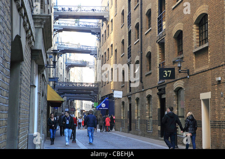 The exclusive area of Shad Thames, Southwark, London, UK Stock Photo