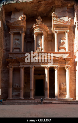 The Treasury at Petra, Jordan - scene of Indiana Jones and The Last Crusade Stock Photo