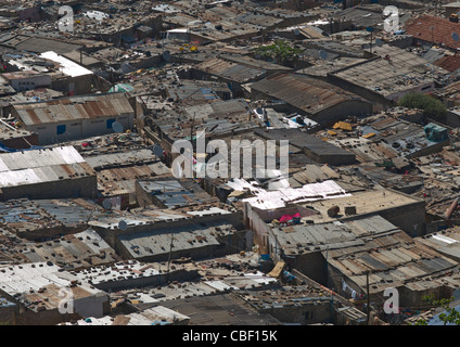 Shanty Town In Luanda, Angola Stock Photo