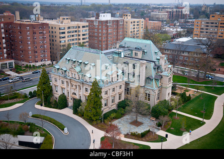 National Cathedral School as seen from the Pilgrim Observatory Stock Photo