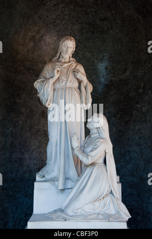Christianity concept: statue of a Jesus Christ. Stock Photo
