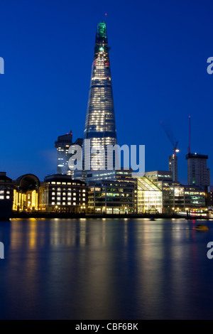 The Shard of Glass Office hotel and residential building by Renzo Piano Near London Bridge London England UK Stock Photo