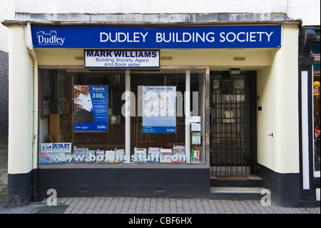 Dudley Building Society agent branch on high street in Kington Herefordshire England UK Stock Photo
