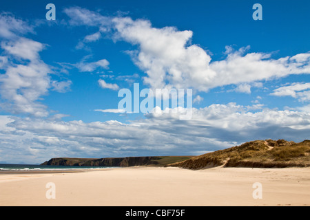 Traigh Mhor beach, Tolsta, North of Isle of Lewis, Outer Hebrides Stock Photo