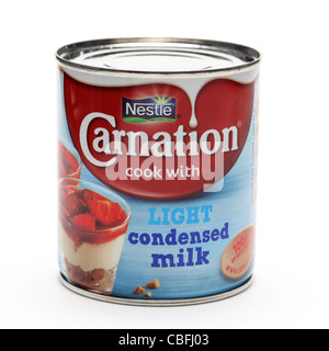 Nestle Carnation condensed milk Stock Photo