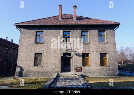House belonging to Rudolf Franz Ferdinand Höss (Höß/Hoess) the SS-Obersturmbannführer of Auschwitz concentration camp Stock Photo