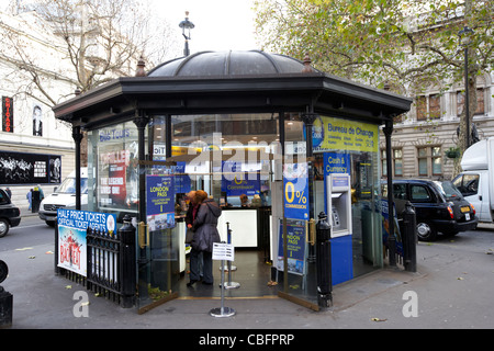 bureau de change tour bookings and theatre booking office in theatreland west end london england uk united kingdom Stock Photo