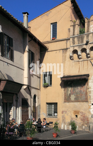 Italy, Rome, Trastevere, Porta Settimiana Stock Photo - Alamy