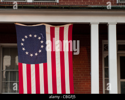 Downtown of Linglestown, Pennsylvania during 4th of July Stock Photo ...