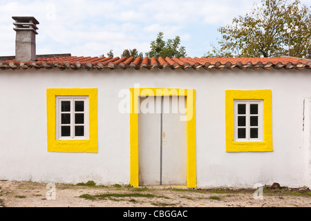 Old Abandoned building facade Stock Photo