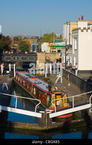 Camden Lock part of Regent's Canal at Camden Town north London England UK Europe Stock Photo