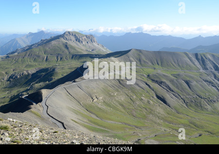 Route de la Bonette, one of the Highest Roads in Europe, Mercantour National Park, French Alps, France Stock Photo