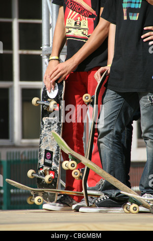 skateboard competition in rome Stock Photo