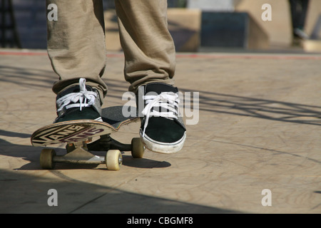 skateboard competition in rome Stock Photo