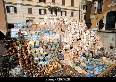 Italy, Rome, souvenir stall Stock Photo