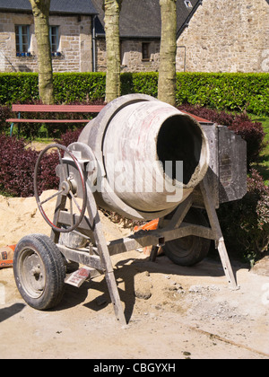 Cement mixer Stock Photo