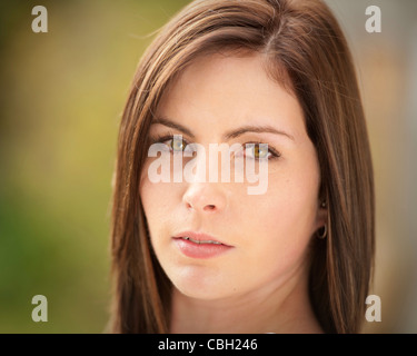 portrait of beautiful young woman Stock Photo