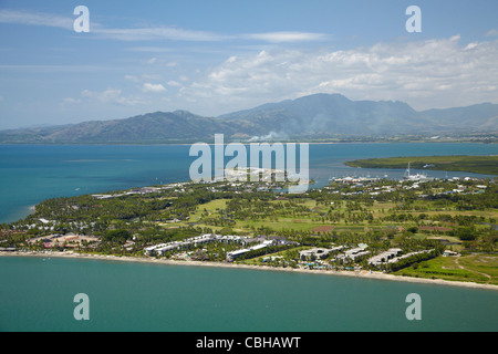 Sheraton Fiji Resort, Radisson Blu Resort Fiji Denarau Island and WorldMark Denarau Island Resort, Viti Levu, Fiji Stock Photo