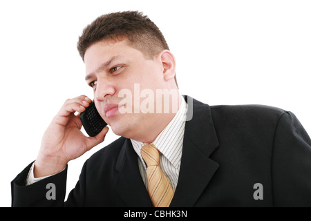 Business man talking on the phone Stock Photo