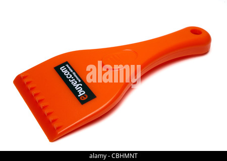 Complementary plastic windscreen ice scraper from Ebuyer.com Stock Photo