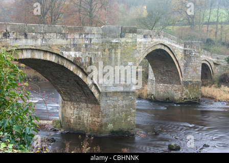 Barden Bridge over the River Wharfe Stock Photo