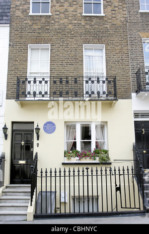 Former residence of cartoonist Bruce Bairnsfather and honoured with coveted Blue Plaque status. Stock Photo