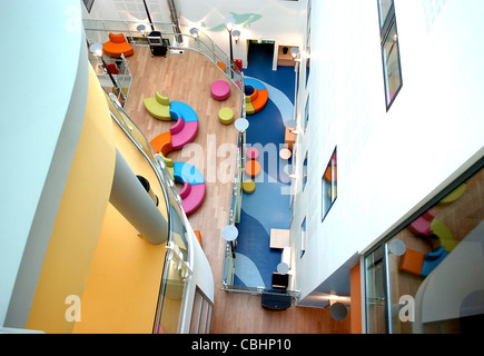 A view inside the new Royal Alexandra Children's Hospital in Brighton UK Stock Photo