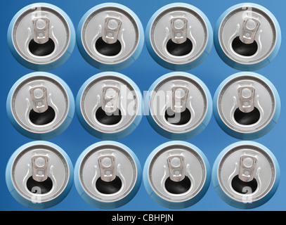 Cans Stock Photo