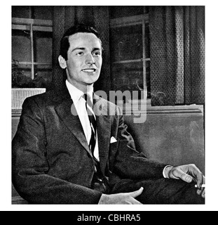 David Knight born 1928 American actor Film Annual 1945 1955 cinemascope cinema filming movie movies fame celebrity famous star Stock Photo