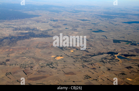 Air view of the outback of Victoria near Melbourne , Australia Stock Photo