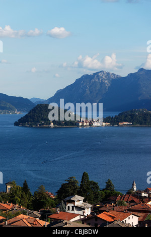Menaggio, view over Bellagio, Lake Como, Lombardy, Italy Stock Photo