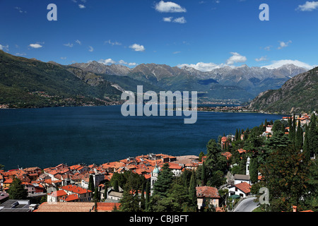 City view, Bellano, Lake Como, Lombardy, Italy Stock Photo