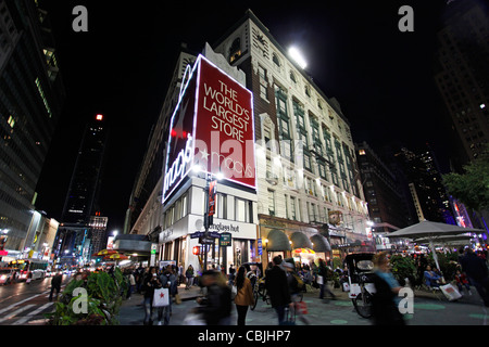 Macy's Department Store in New York, America Stock Photo