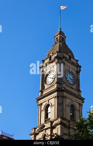 town hall clock tower swanston street melbourne victoria australia ...