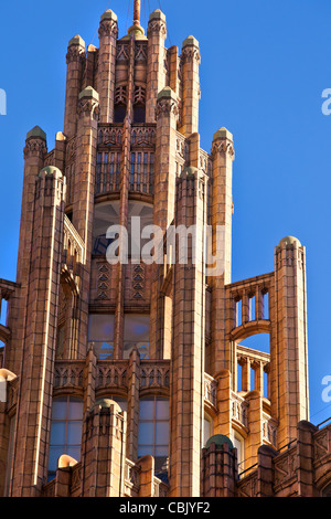 Melbourne city Australia - Manchester Unity Building Australian buildings in Collins Street and Swanston street st architecture Stock Photo