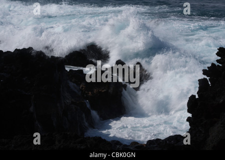 Candy Floss Surf Waves Hawaii Stock Photo