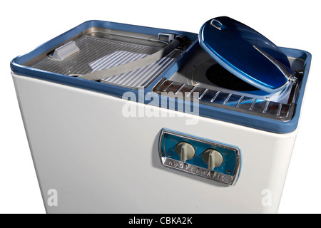 1960's Hoovermatic Twin Tub Washing Machine Cut Out Stock Photo