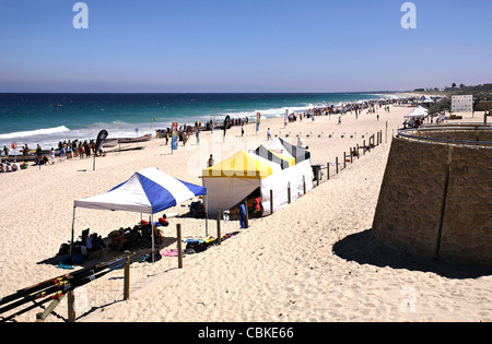 Scarborough Beach and the Indian Ocean, Perth Western Australia Stock Photo