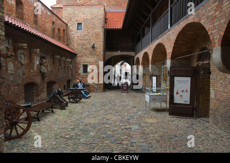 Muzeum Bursztynu the amber museum exterior at Targ Weglowy central Gdansk Pomerania northern Poland Europe Stock Photo